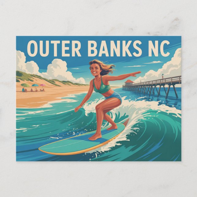 Outer Banks NC Postcard (Front)