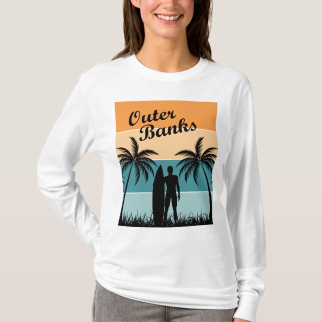 outer banks nc T-Shirt (Front)