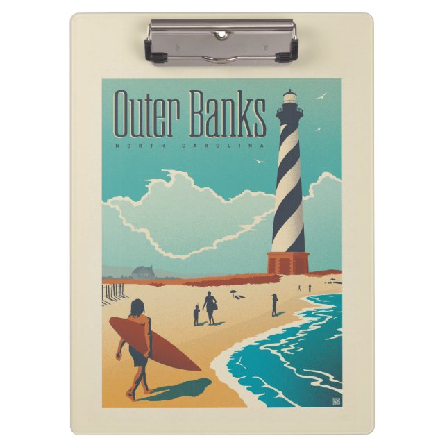 Outer Banks | North Carolina Clipboard (Front)