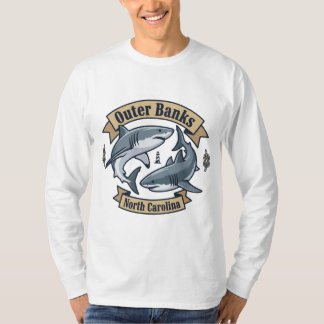 Outer Banks North Carolina Great White Sharks T-Shirt