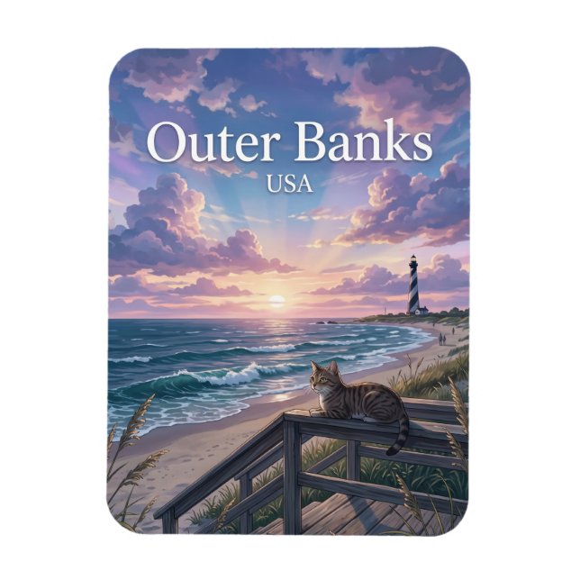 Outer Banks North Carolina Magnet (Vertical)