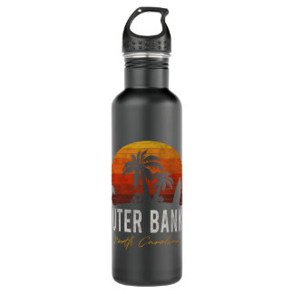 Outer Banks North Carolina Palms Vacation Trip Sur 710 Ml Water Bottle