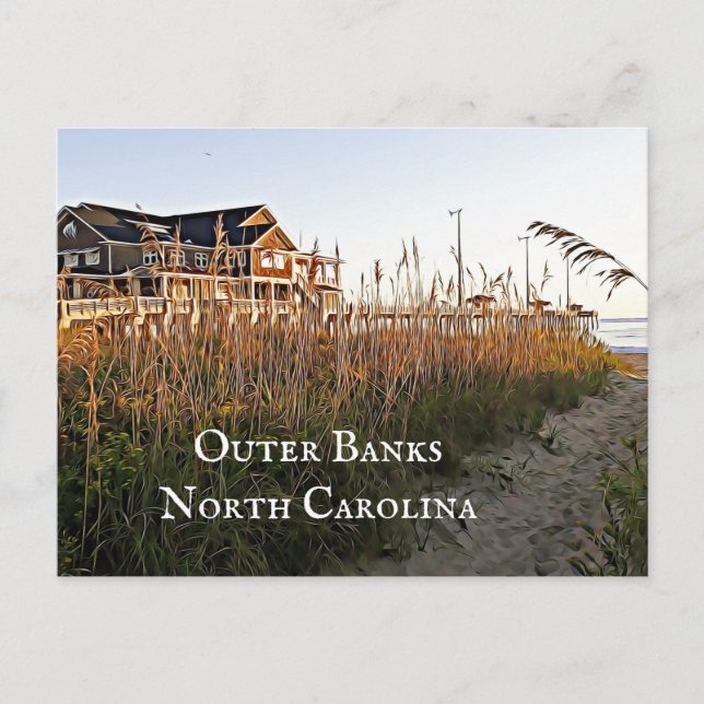 Outer Banks North Carolina Postcard (Front)