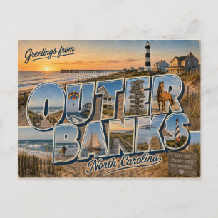  Outer Banks, North Carolina Postcard