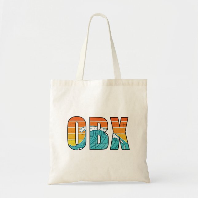 Outer Banks North Carolina Surfing  T-Shirt Tote Bag (Front)