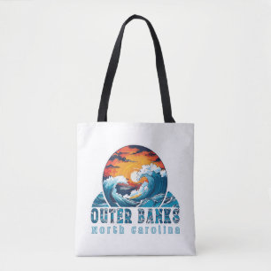 Outer Banks North Carolina Surfing  Tote Bag