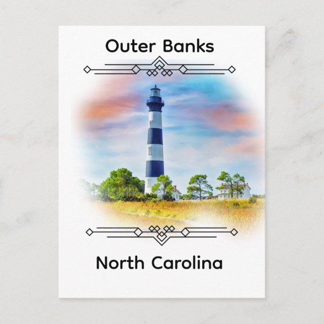 Outer Banks North Carolina T-Shirt Postcard (Front)