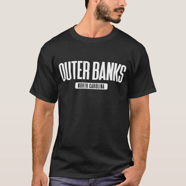 Outer Banks North Carolina Vacation Souvenir T-Shirt (Front)