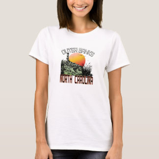 Outer Banks North Carolina Vintage Lighthouse Suns T-Shirt