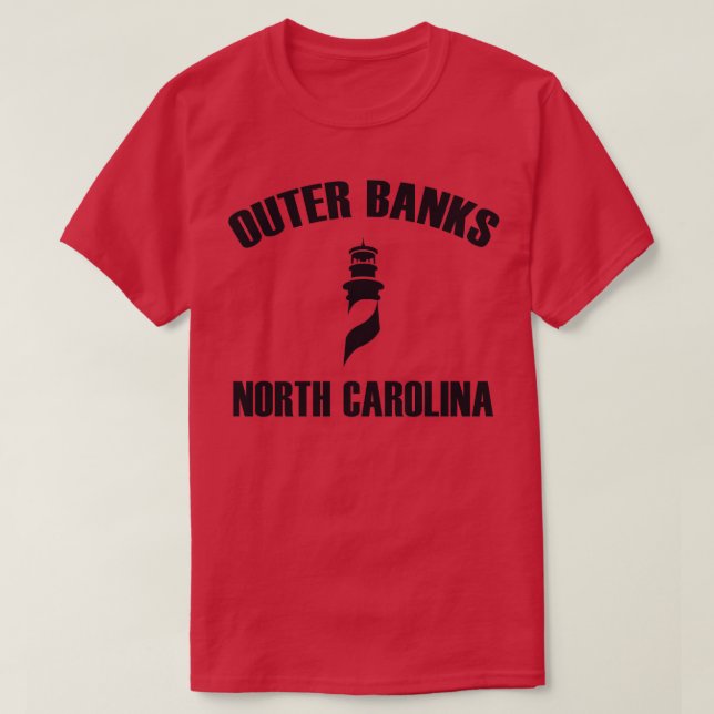 Outer Banks North olina Lighthouse T-Shirt (Design Front)