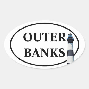 OUTER BANKS OVAL STICKER