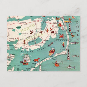 Outer Banks Pamlico Sound Postcard