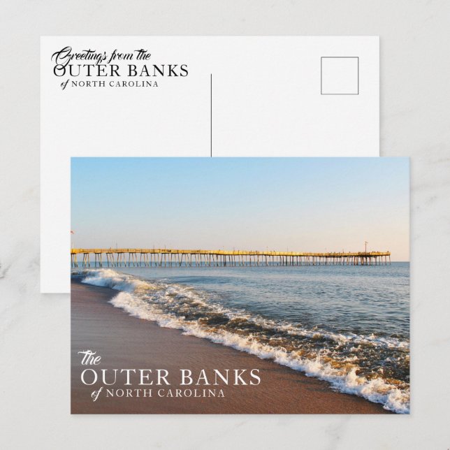 Outer Banks Pier Postcards (Front/Back)