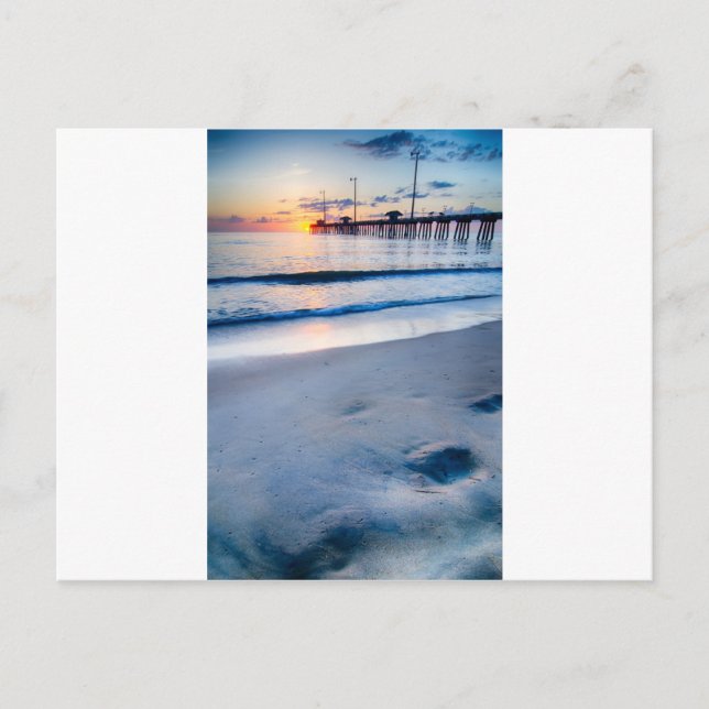 outer banks sunrise at nags head postcard (Front)