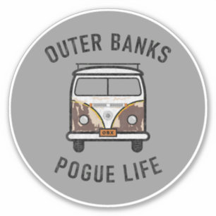 Outer Banks Van Pogue Life OBX Vintage (Grey)