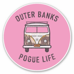 Outer Banks Van Pogue Life OBX Vintage (Pink)