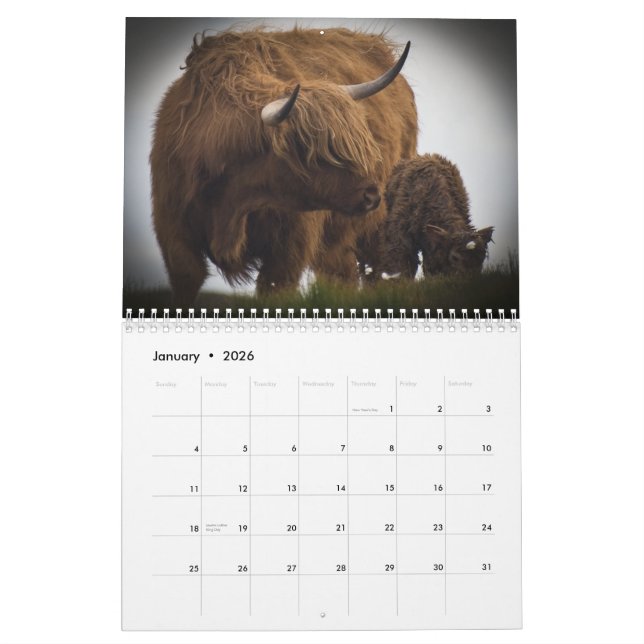Outer Hebrides Calendar (Jan 2026)