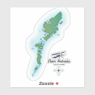 Outer Hebrides Scotland map