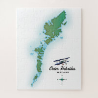 Outer Hebrides Scotland map