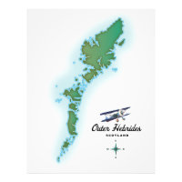 Outer Hebrides Scotland map