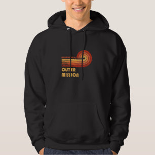 Outer Mission San Francisco California Retro Vinta Hoodie