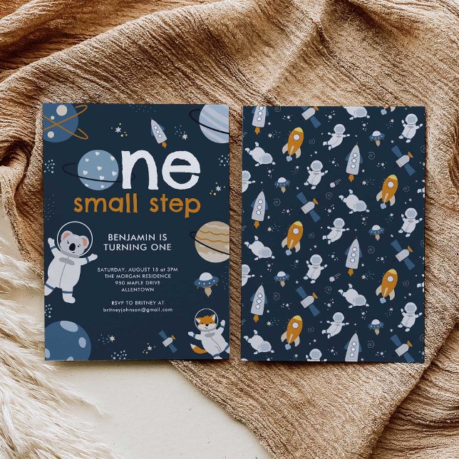 Outer Space 1st Birthday Party Invitation Theme  (Creator Uploaded)