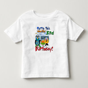 Outer Space 3rd Birthday Tshirts and Gifts