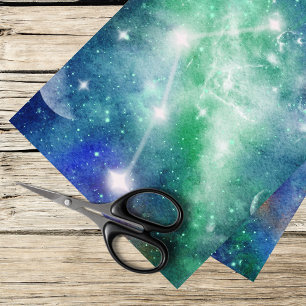outer space and constellation  tissue paper
