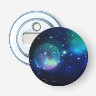 Outer Space and Stars Bottle Opener