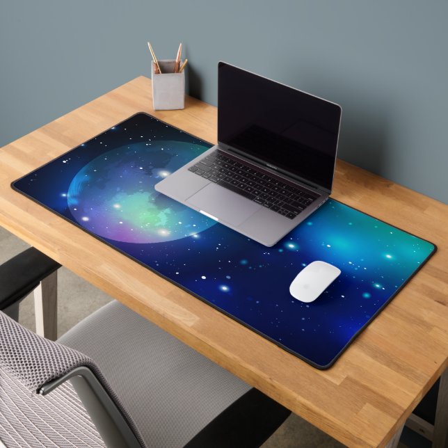 Outer Space and Stars Desk Mat (Office 2)