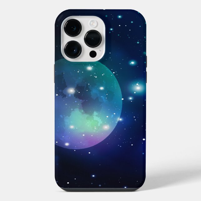 Outer Space and Stars iPhone Case (Back)