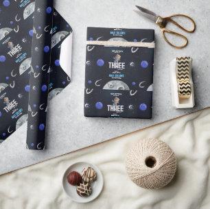 Outer Space Astronaut Any Age Birthday Wrapping Paper