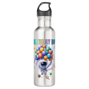 Outer Space Astronaut Birthday Boy 710 Ml Water Bottle
