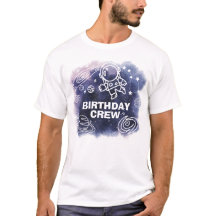 Outer Space Astronaut Birthday Crew Dad