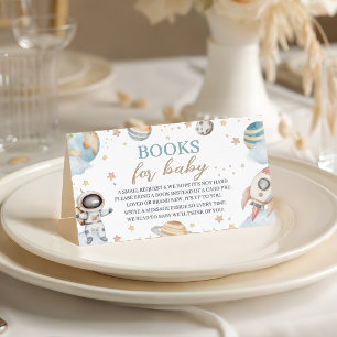 Outer Space Astronaut Books for Baby Card