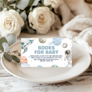 Outer Space Astronaut Books for Baby Card