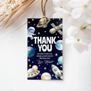 Outer Space Astronaut Favour Gift Tags