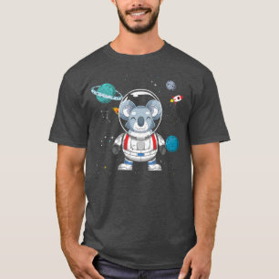 Outer Space Australia Animal Lover Science Astrona T-Shirt