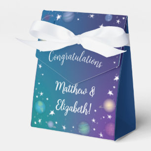 Outer Space Baby Shower Galaxy Favour Box