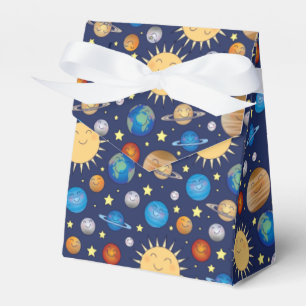 Outer Space Baby Shower Galaxy Universe Stars Favour Box