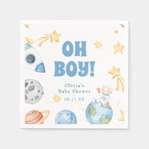 Outer Space Baby Shower  Napkin