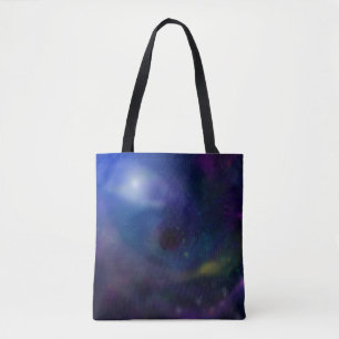 Outer Space Beauty Two Images Tote Bag