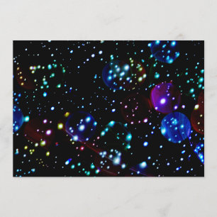 Outer Space Birthday Invites