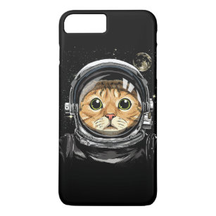 Outer Space Cat Kitty Astronaut Animal Face Galaxy Case-Mate iPhone Case
