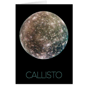 Outer Space, Cosmos, Solar System, Moon Callisto