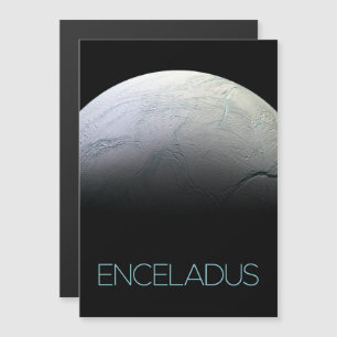Outer Space, Cosmos, Solar System, Moon Enceladus Magnetic Invitation