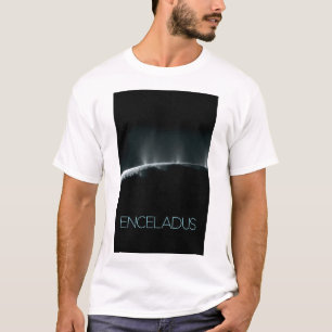 Outer Space, Cosmos, Solar System, Moon Enceladus T-Shirt