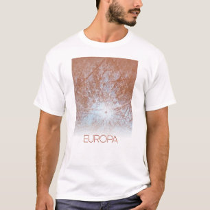 Outer Space, Cosmos, Solar System, Moon Europa T-Shirt