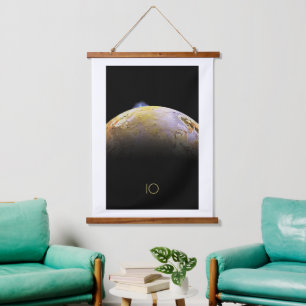 Outer Space, Cosmos, Solar System, Moon IO Hanging Tapestry