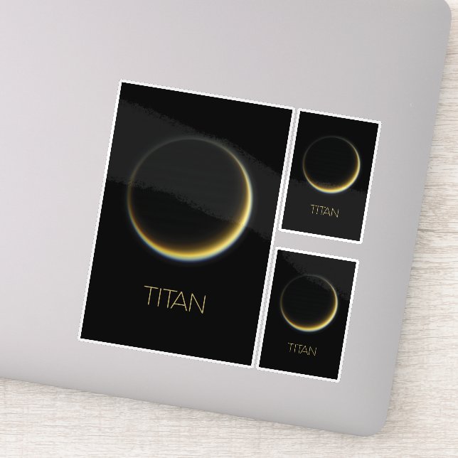 Outer Space, Cosmos, Solar System, Moon Titan (Detail)